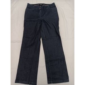 Talbots Women's Size 10 Signature Flare Dark Wash Denim Jeans Pants